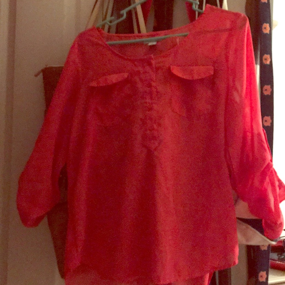 Pink Old Navy Blouse Size S